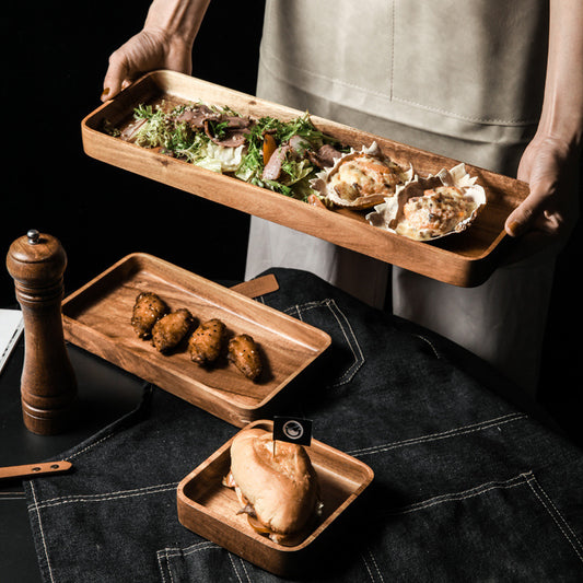 Wooden Food Plate