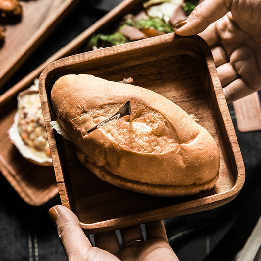 Wooden Food Plate