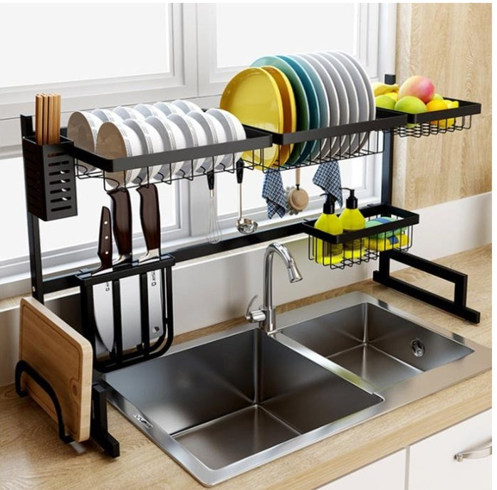 steel kitchen shelf