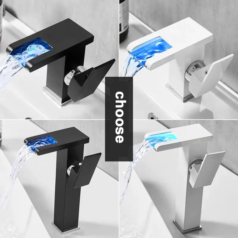 LED Luminous Waterfall Faucet