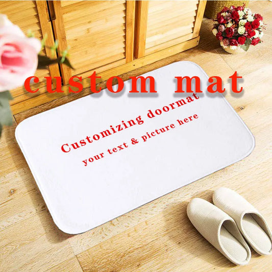 Personlized doormat Custom mat anti-slip door