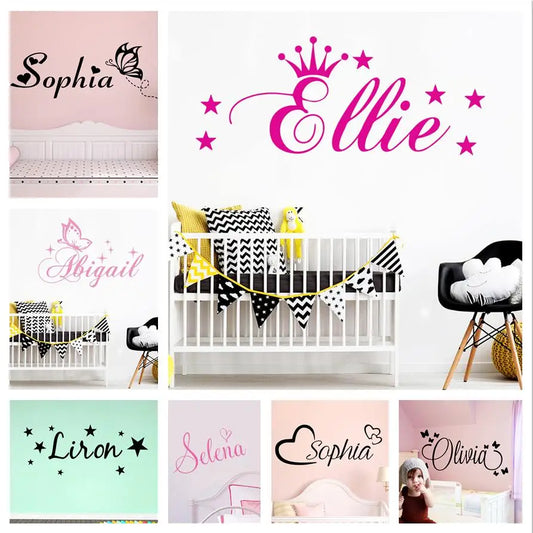 Custom Name Wall Stickers