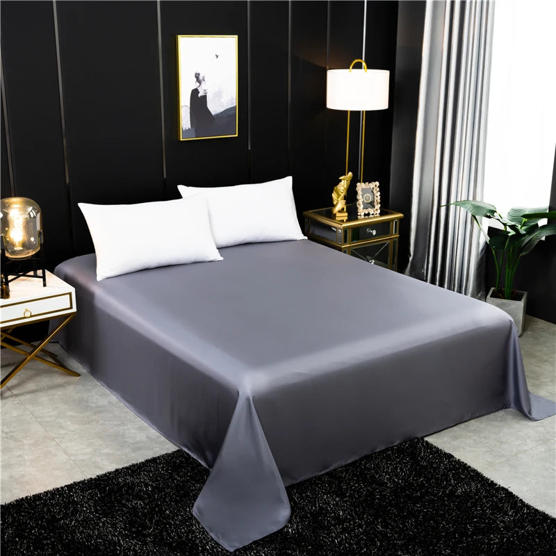 Color Flat Sheet Natural Bed Bedsheet