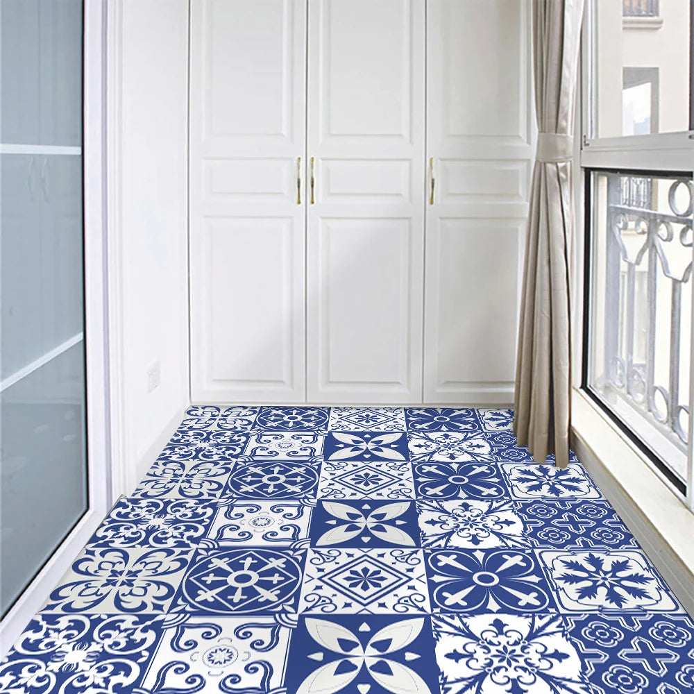 Blue Tiles Wall Sticker