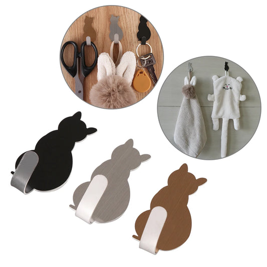 2PCS Cat Pattern Hooks