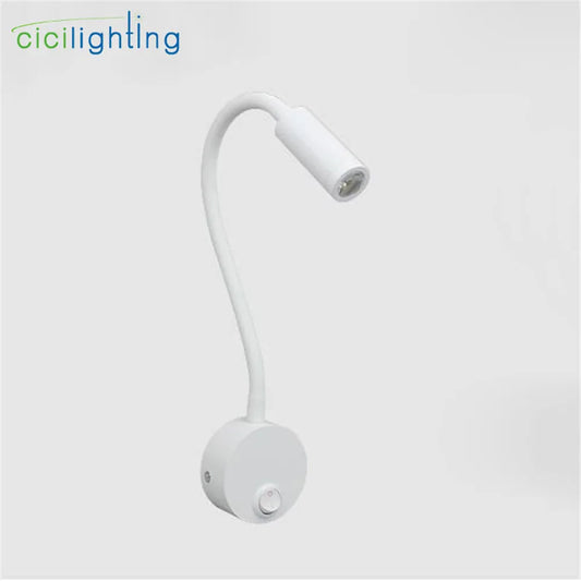 White LED Bedside Lamp