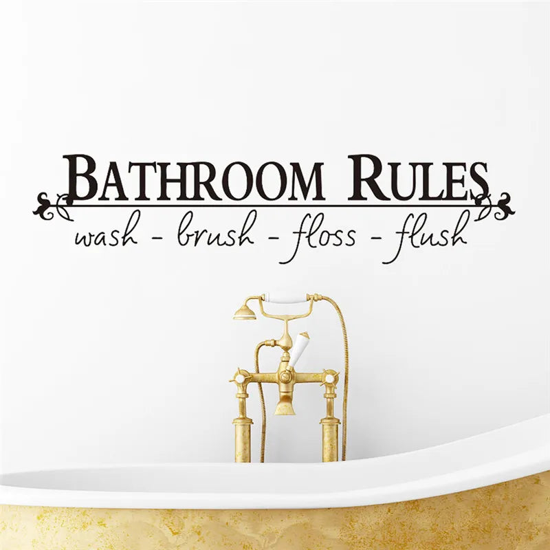 Bathroom Wall Stickers Door Decor