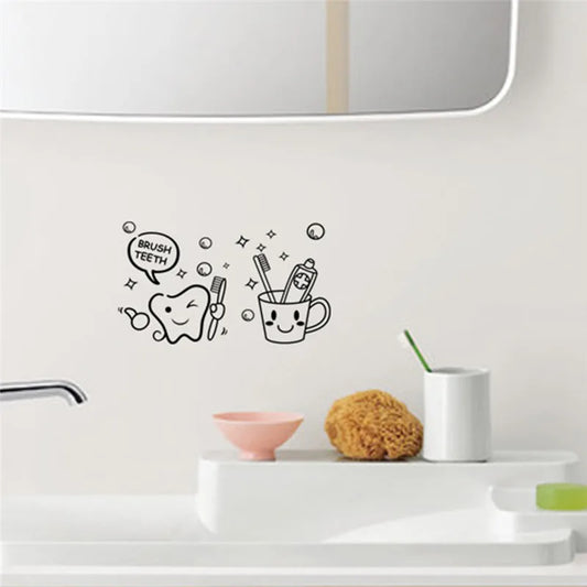 Bathroom Wall Stickers Door Decor