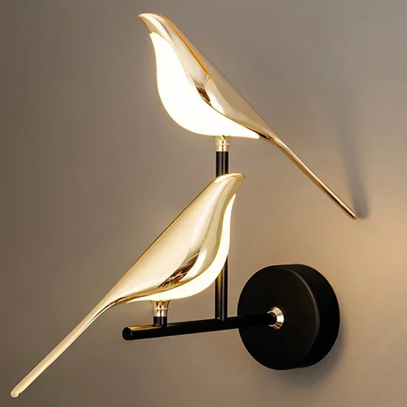 Creativity Bird Light Led Wall Lamps