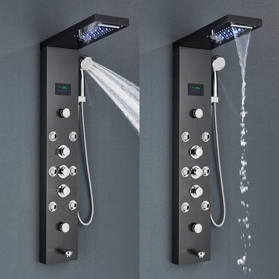 LED Rainfall Shower Panel