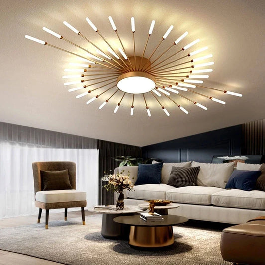 Modern Fireworks Ceiling Chandelier Light Designer