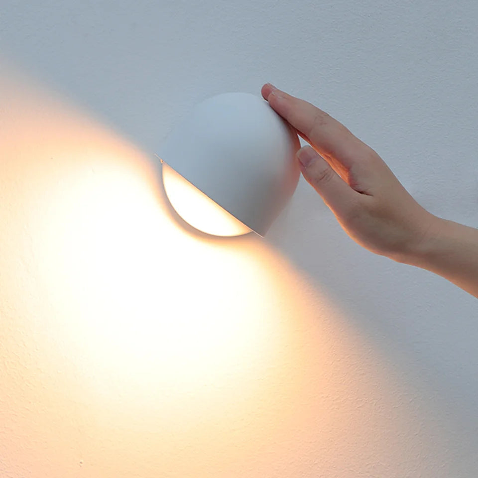 LED Indoor Wall lamp 350° Ratable Touch Dimming