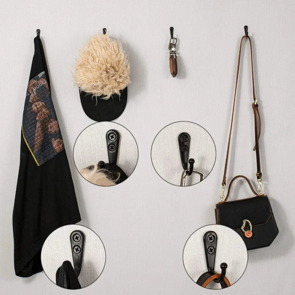 Wall Mounted Hanging Hangers for Coat Towel Bags