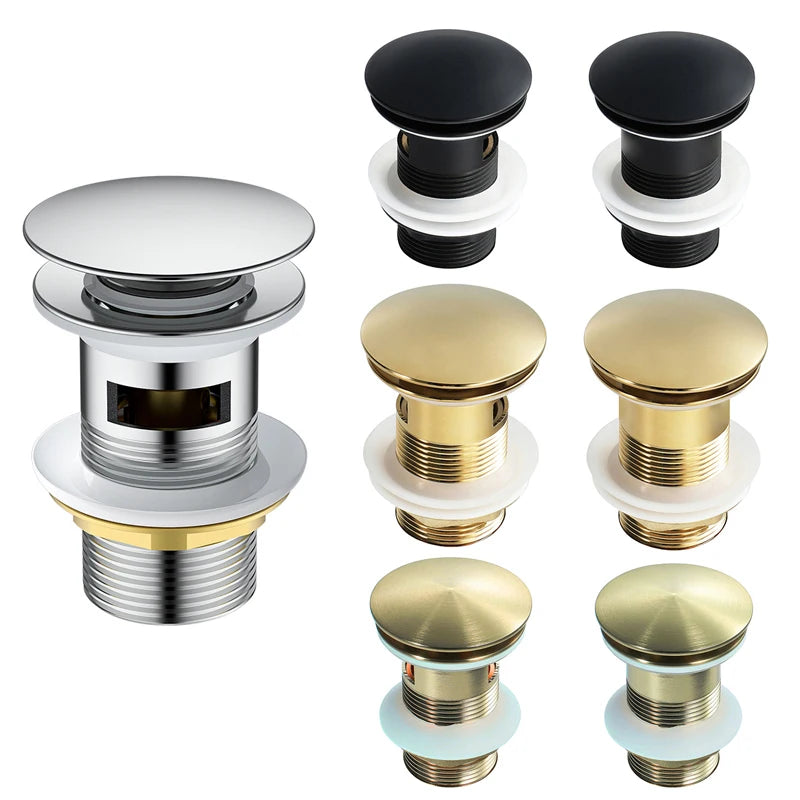 Basin Sink Brass Pop Up Drain Waste Stopper