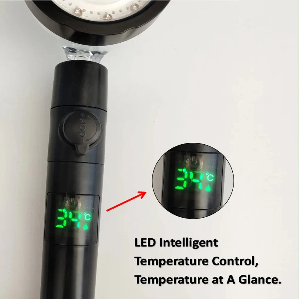 LED Digital Temperature Shower