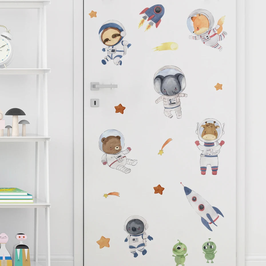 Wall Stickers Rocket  Baby Room Home