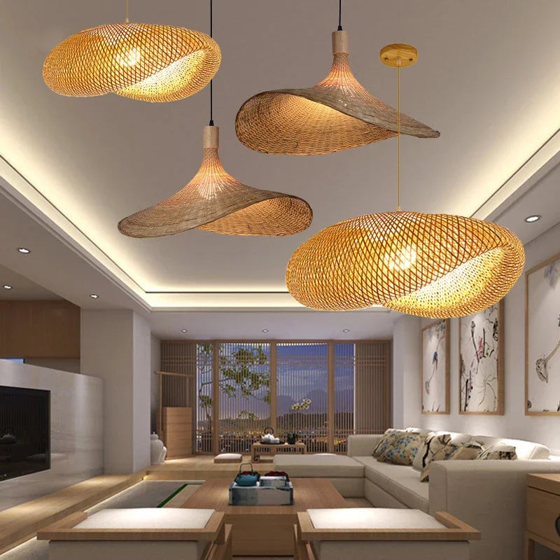 Wicker Pendant Light