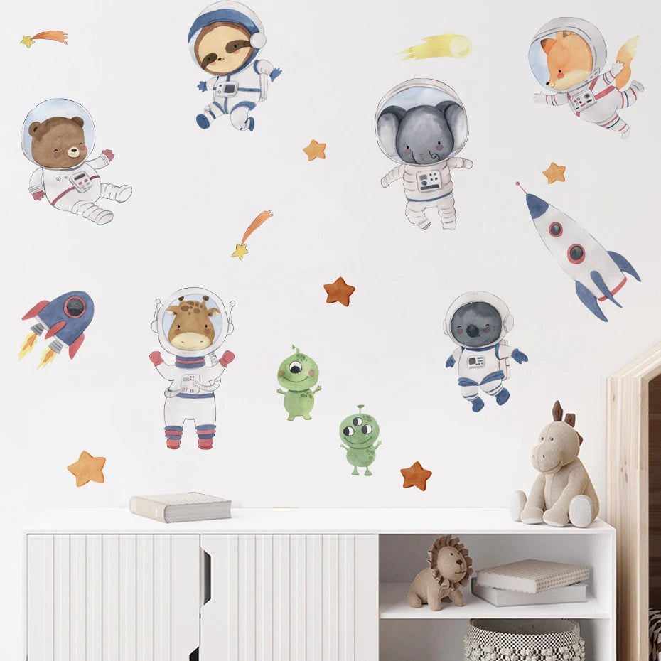 Wall Stickers Rocket  Baby Room Home