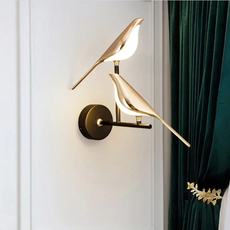 Creativity Bird Light Led Wall Lamps