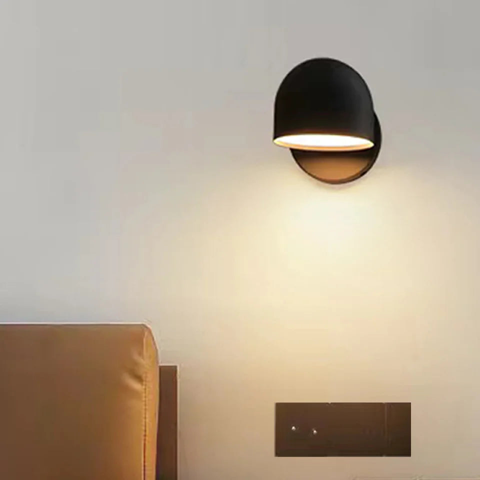 LED Indoor Wall lamp 350° Ratable Touch Dimming