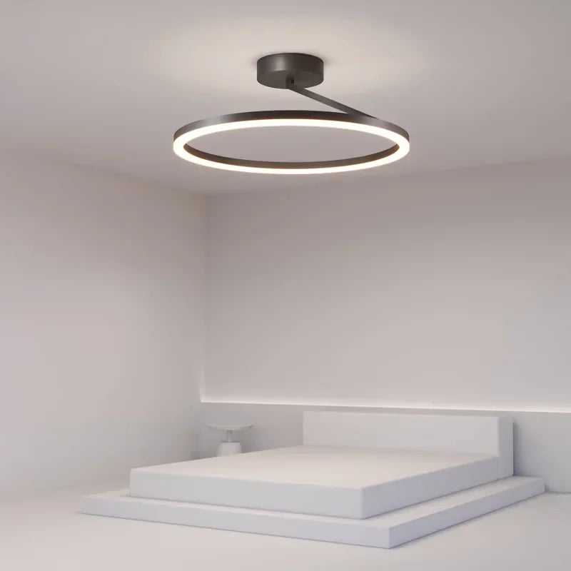 Nordic Design Simple Bedroom Ceiling