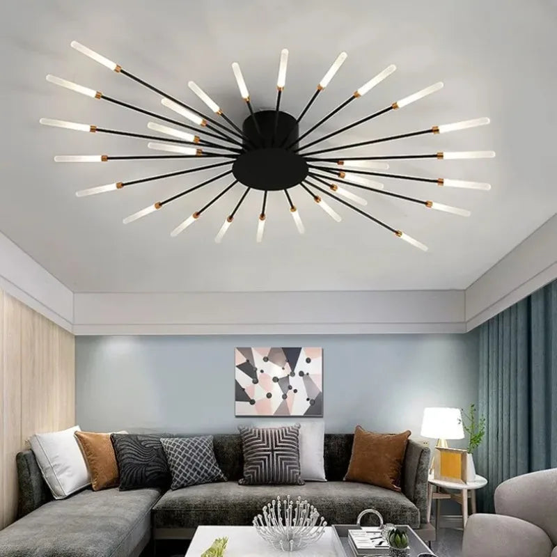 Modern Fireworks Ceiling Chandelier Light Designer