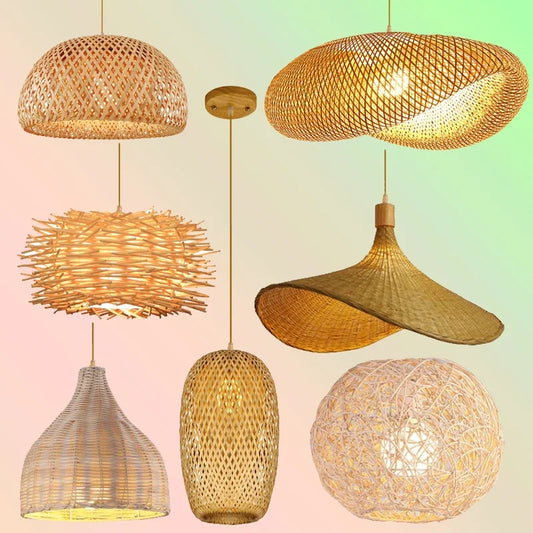 Wicker Pendant Light