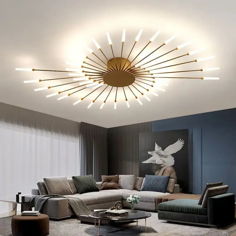 Modern Fireworks Ceiling Chandelier Light Designer