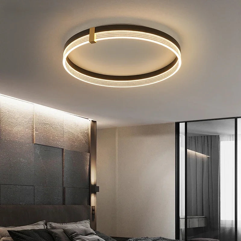 Moden Minimalist Led Ceiling Lamp With Bedroom