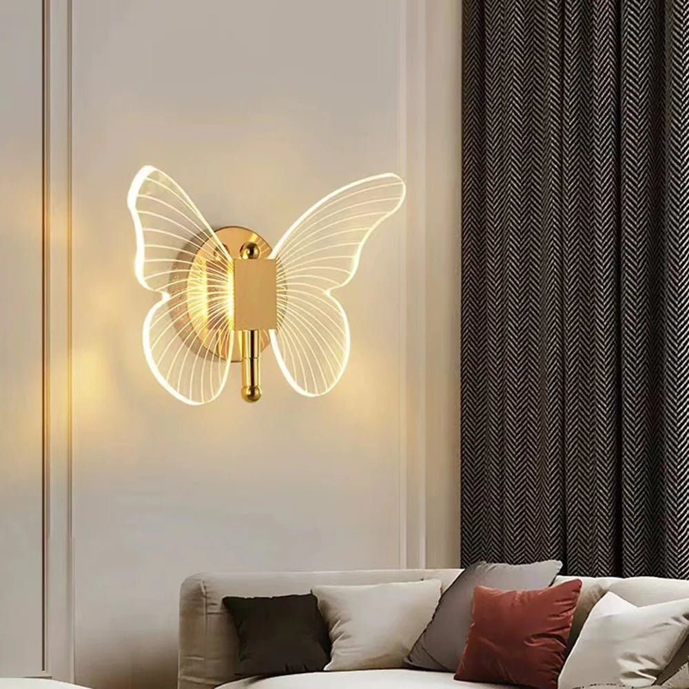 LED Butterfly Wall Lamp