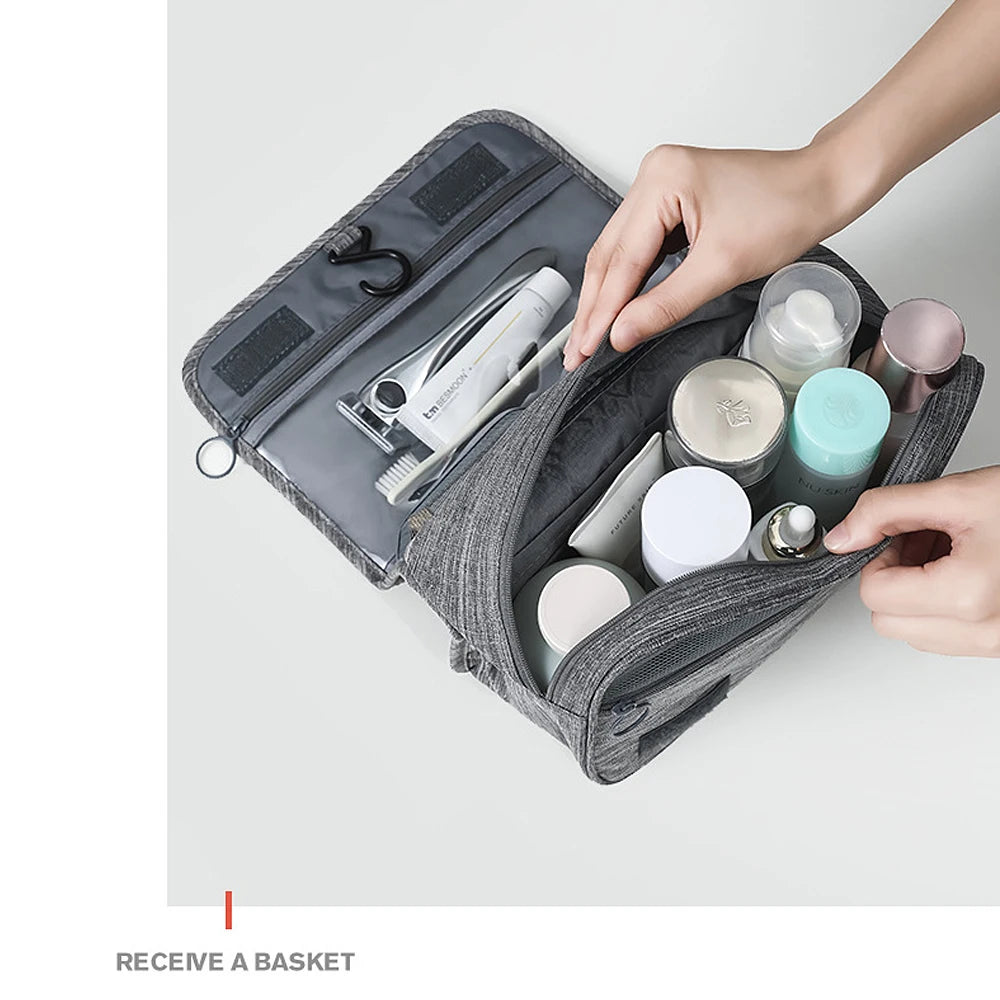 Dry and wet  toiletries  storage bag