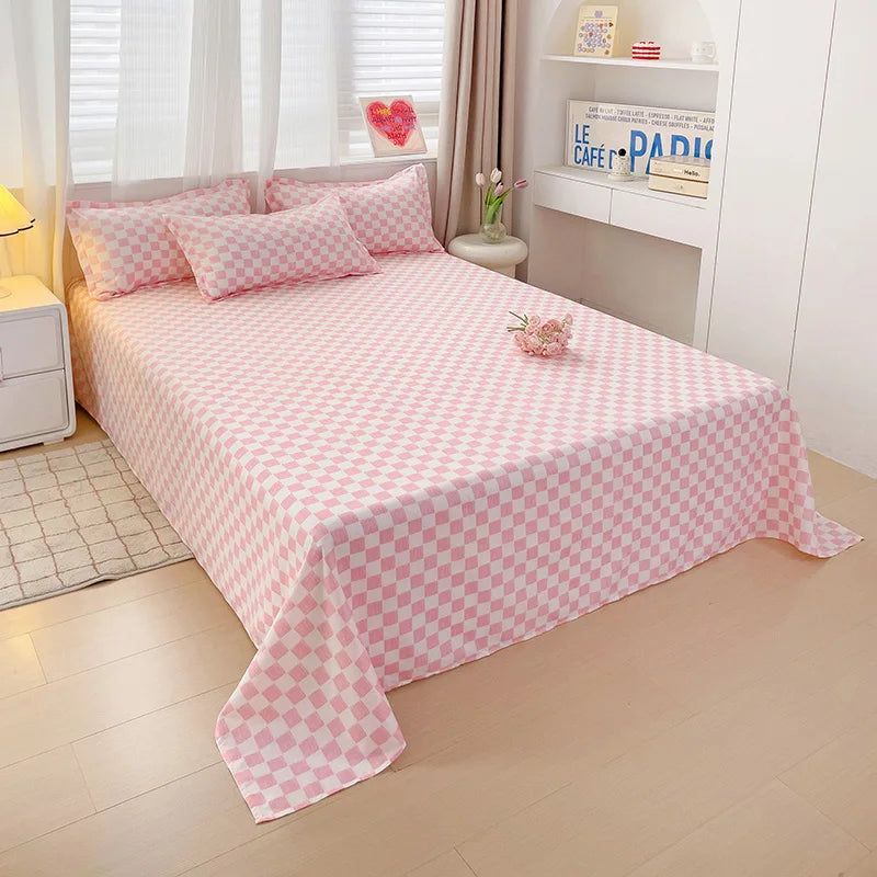 Sheet Smooth Flat Bed Sheet for Twin  Bedsheet