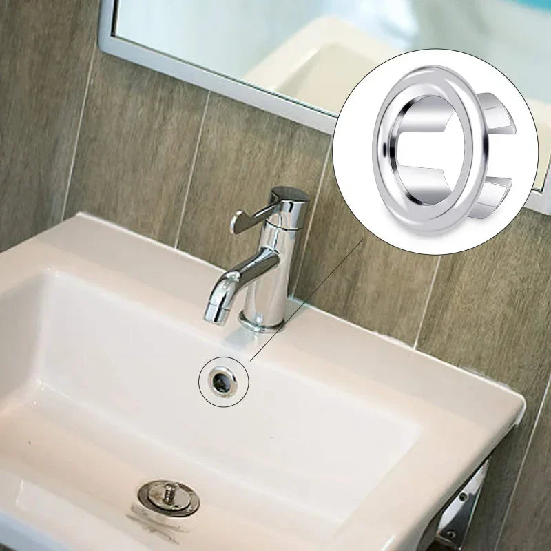 4/1Pcs Sink Overflow Ring Drain Cover