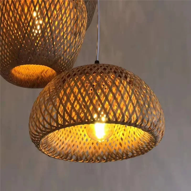 Wicker Pendant Light