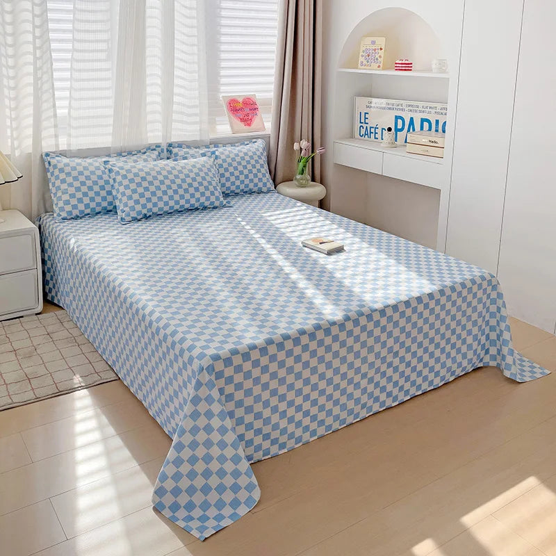 Sheet Smooth Flat Bed Sheet for Twin  Bedsheet