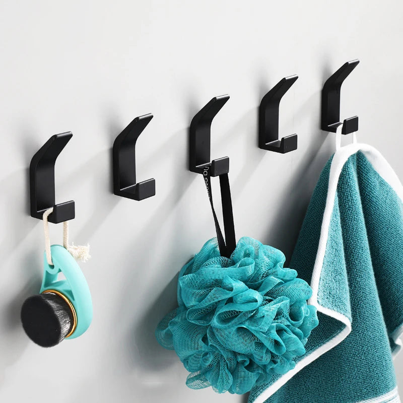 Black White Towel Hook