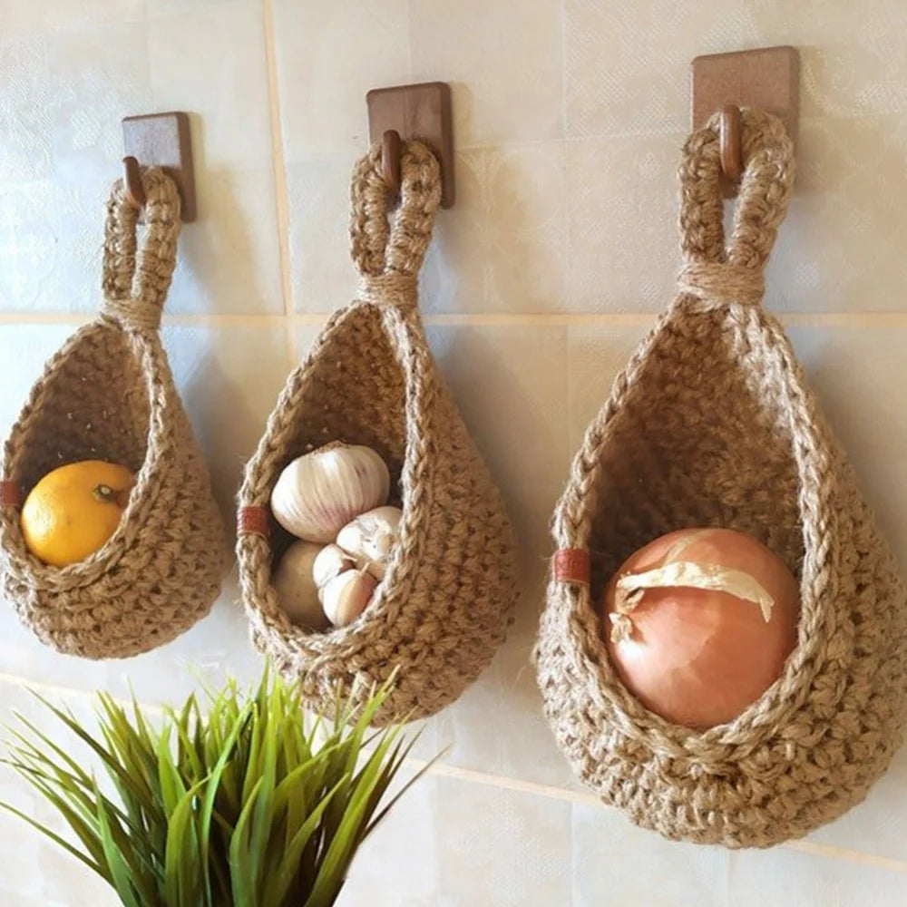 Hanging Wall Vegetable Fruit Basket