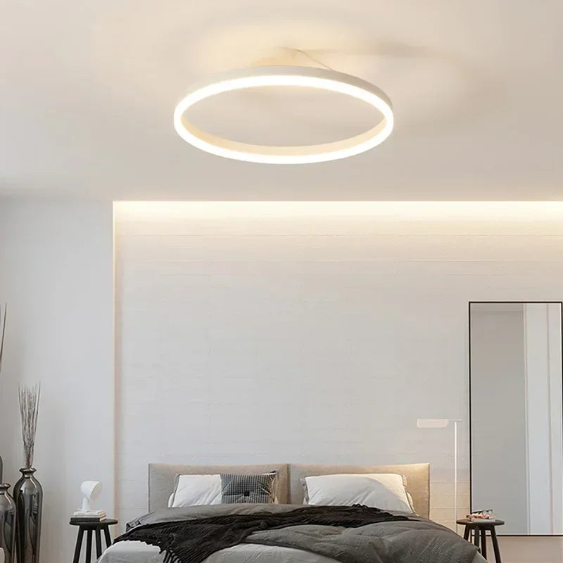 Nordic Design Simple Bedroom Ceiling