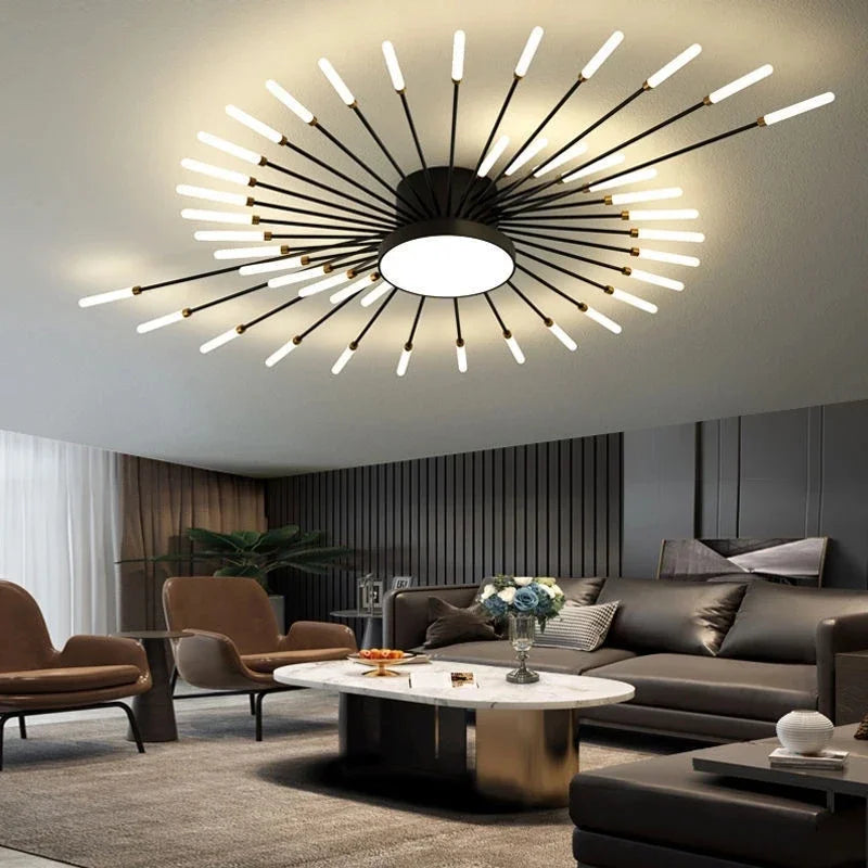 Modern Fireworks Ceiling Chandelier Light Designer