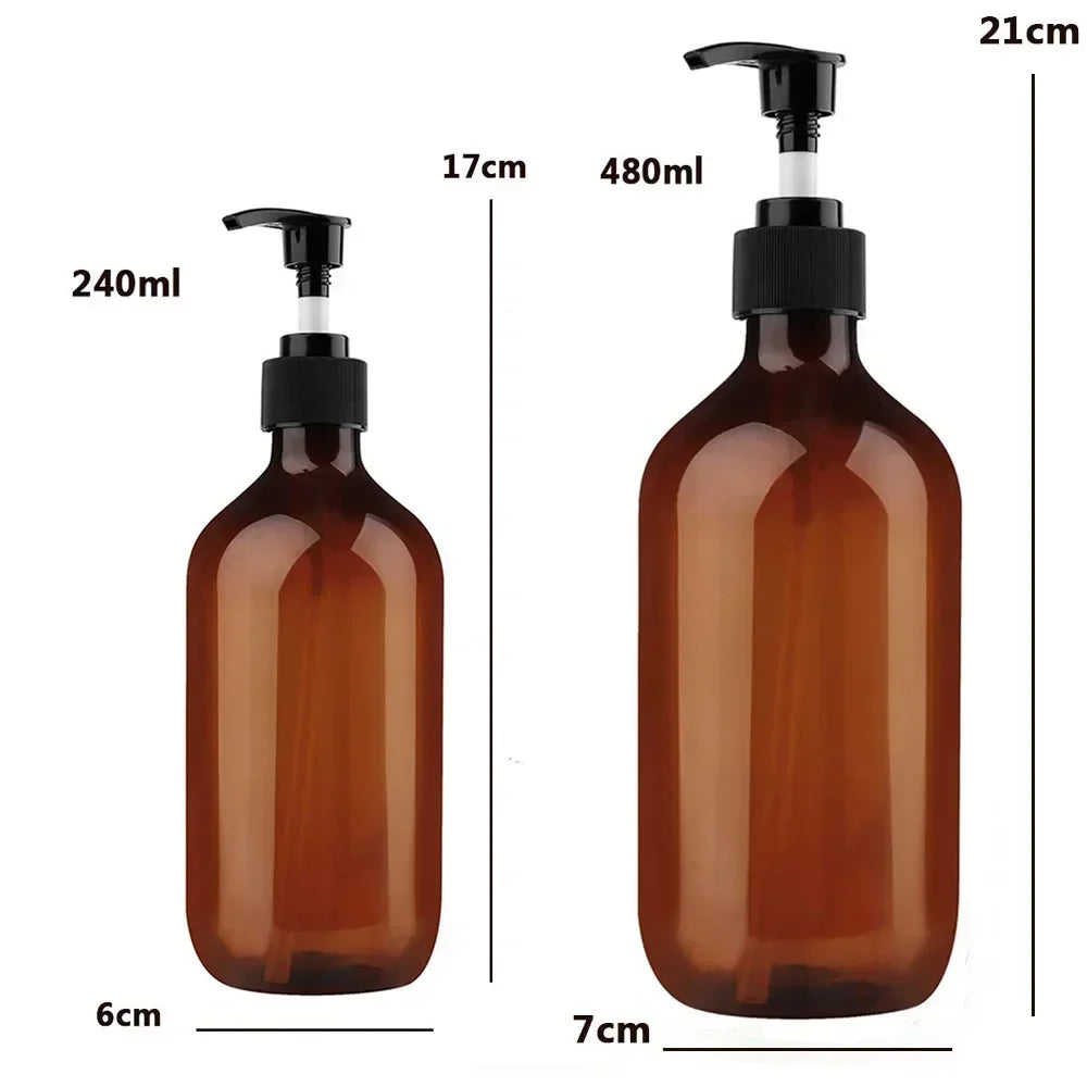 shampoo bottles