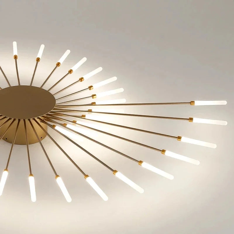 Modern Fireworks Ceiling Chandelier Light Designer