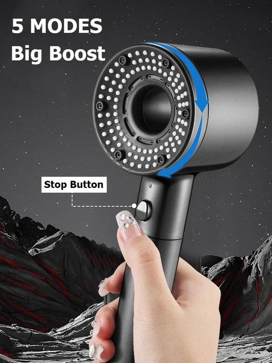 5 Modes Pressure Boost Shower