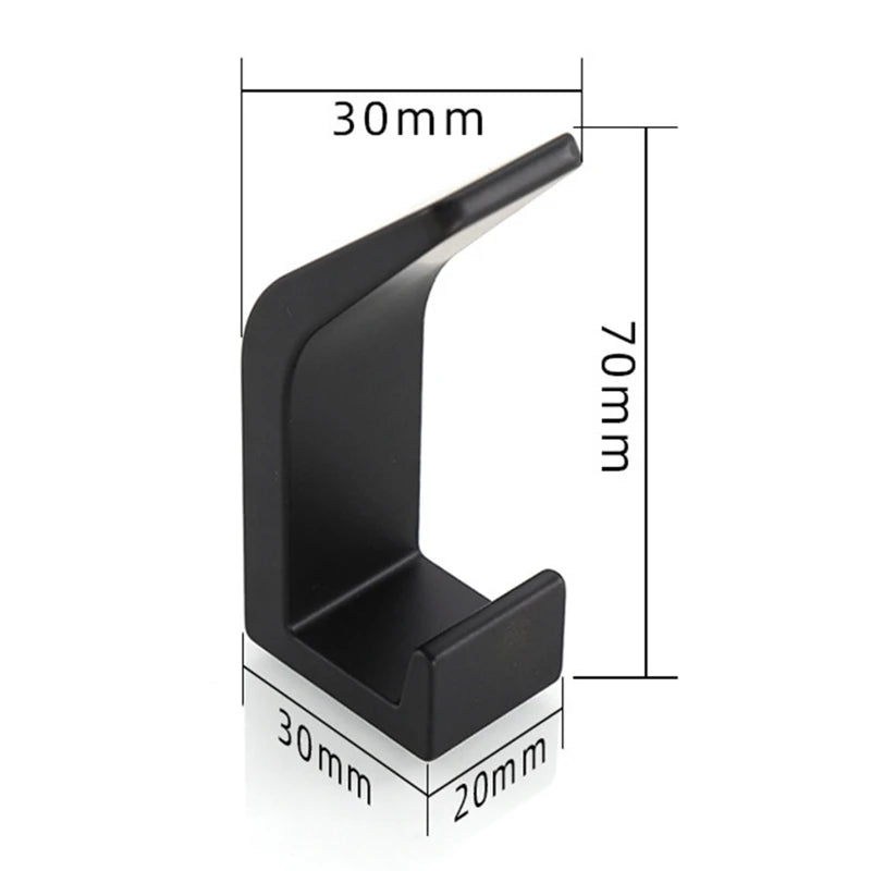 Black White Towel Hook