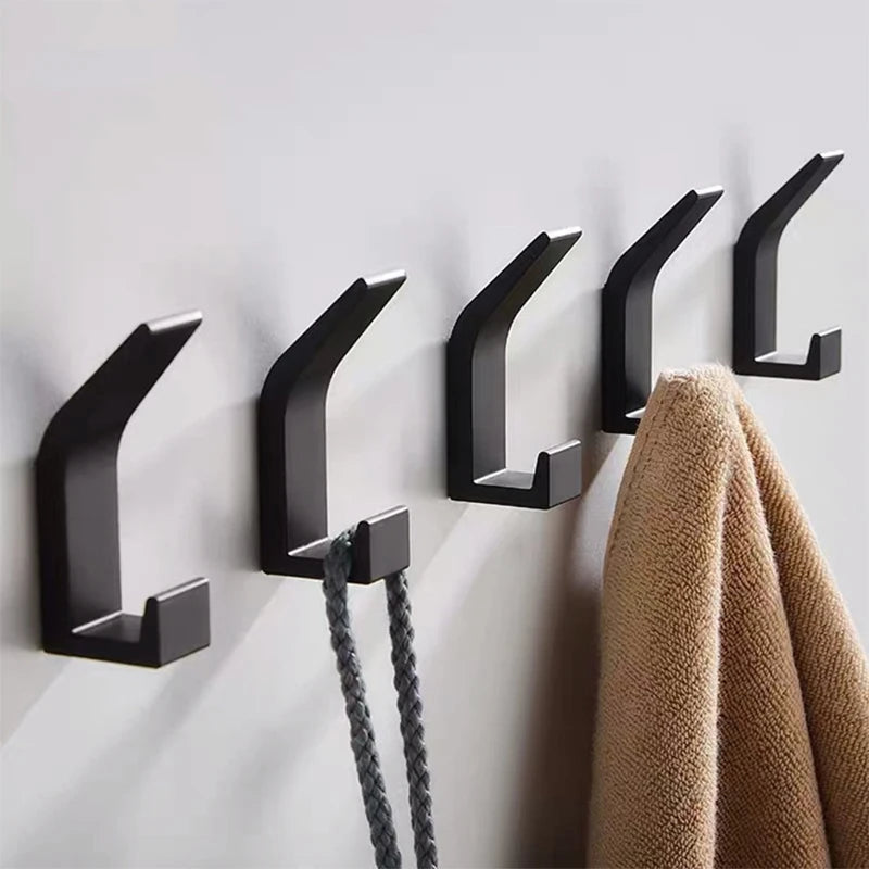 Black White Towel Hook