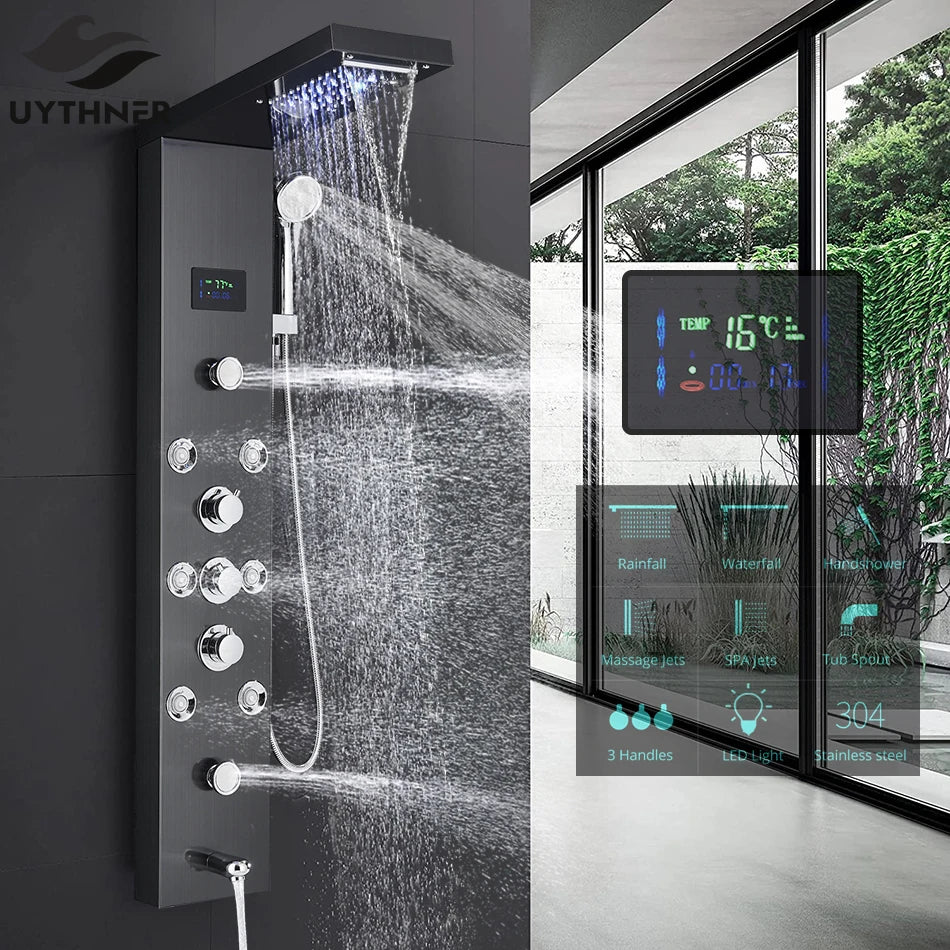 LED Rainfall Shower Panel