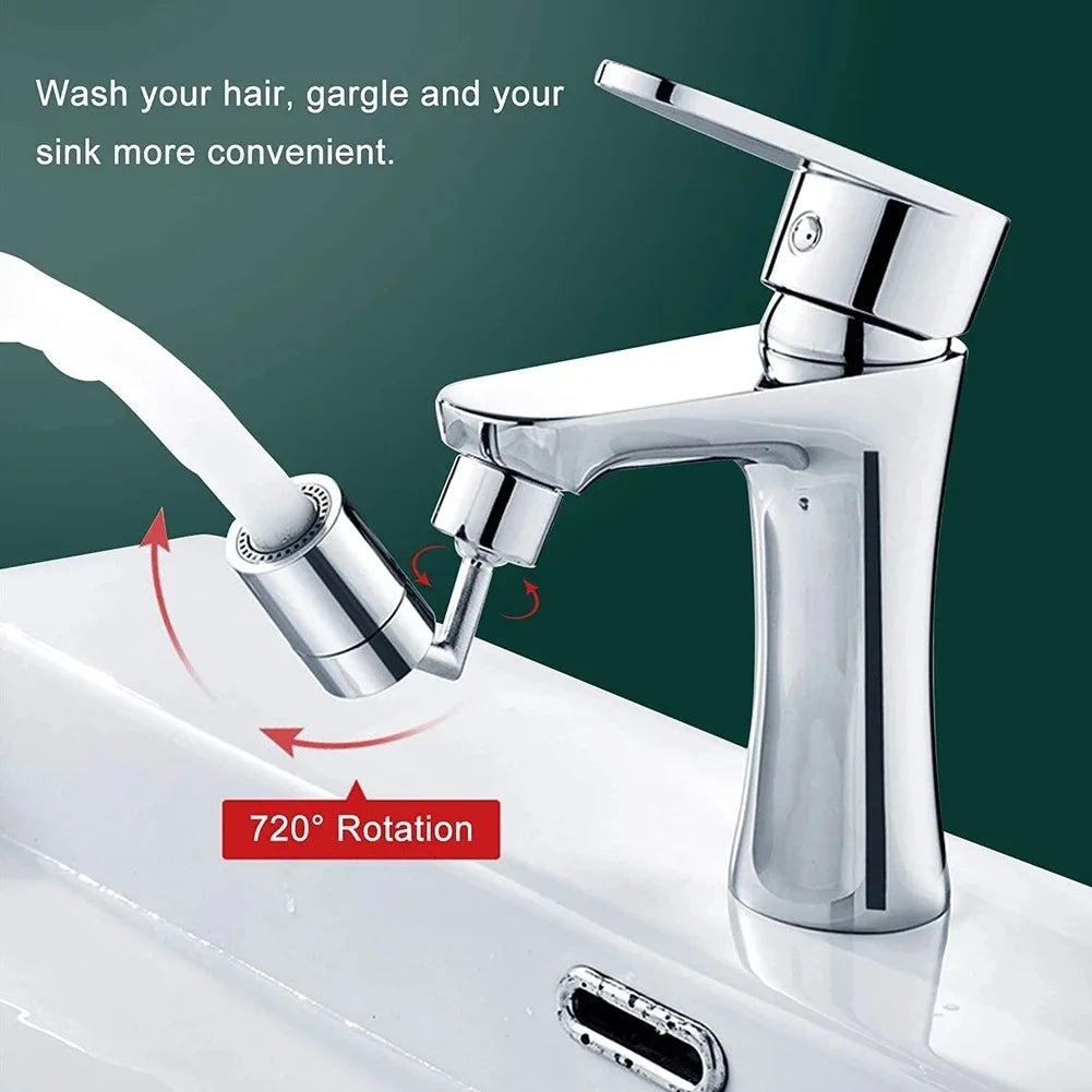 720°Universal Kitchen Faucet Anti-splash Aerator Bathroom Tap