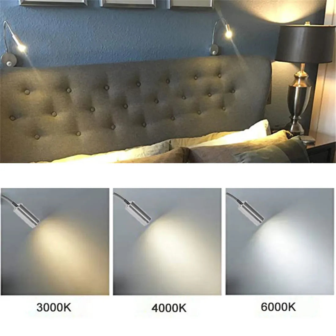 Gooseneck Led Wall Light Sconce