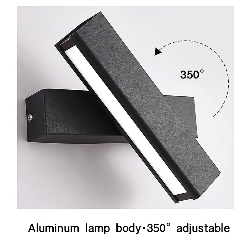 LED Wall Light  Rotatable Wall Lamp