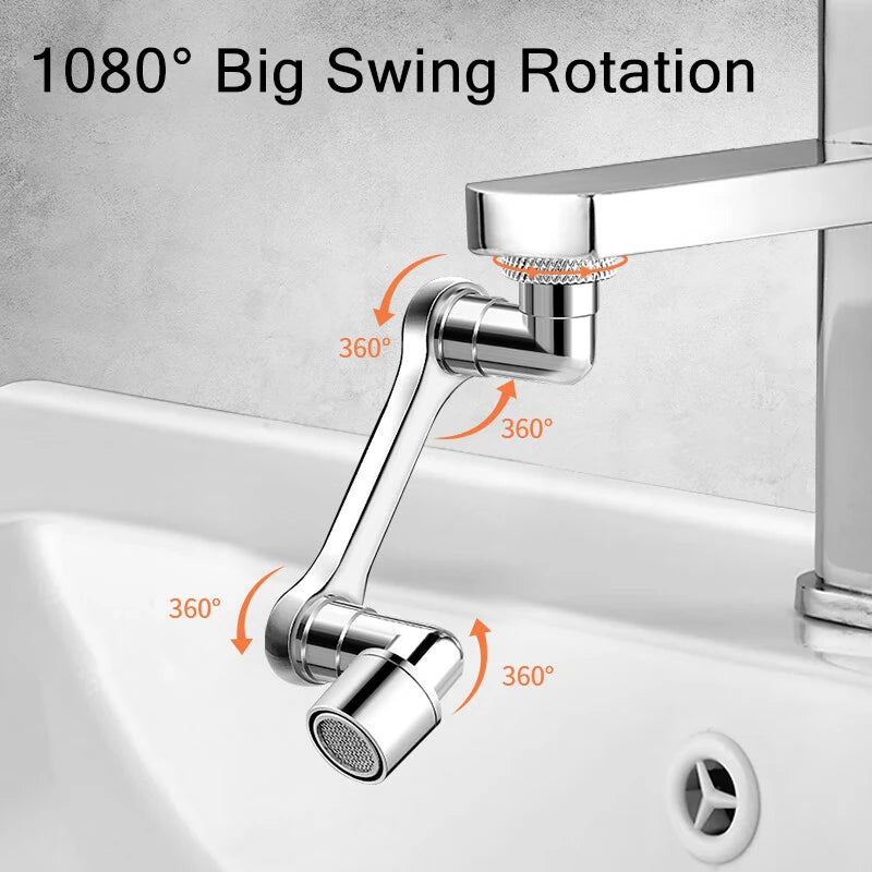 Universal Rotation Faucet Extender Washbasin