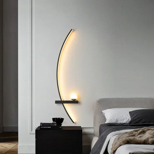 Nordic LED Wall Lamp Stripes Wall